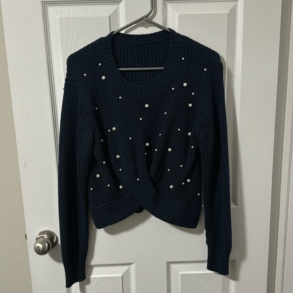 Navy SHEIN Sweater
